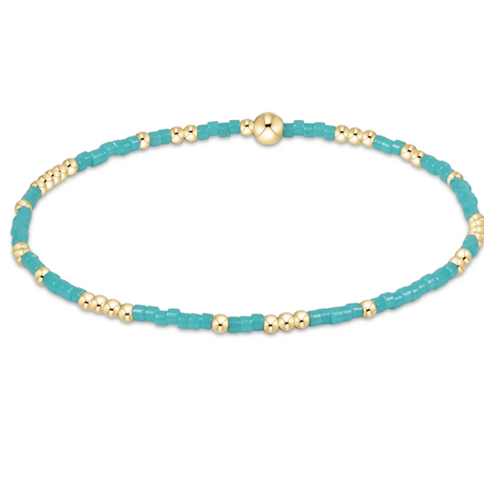 hope unwritten bracelet- turquoise