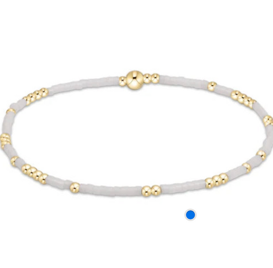 hope unwritten bracelet- white