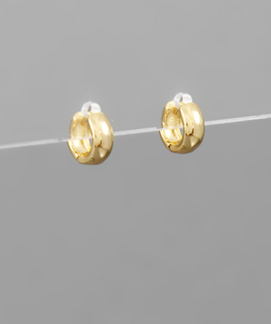 9mm huggie hoops