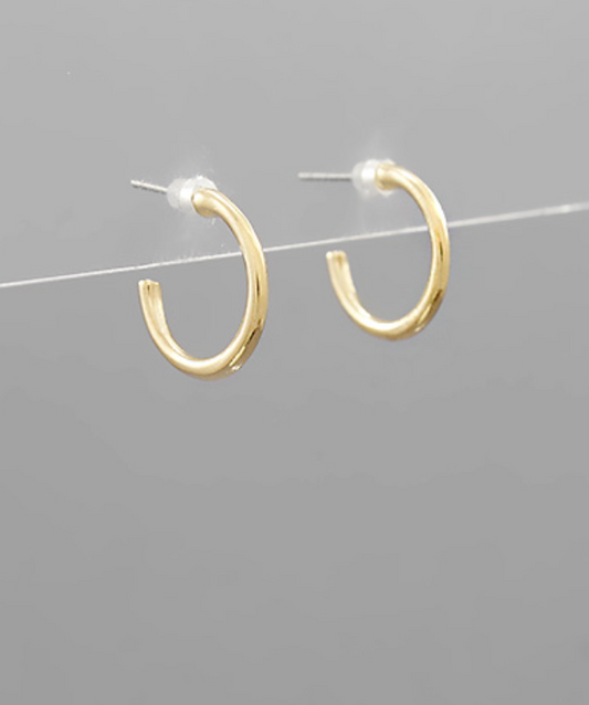 14mm gold hoops