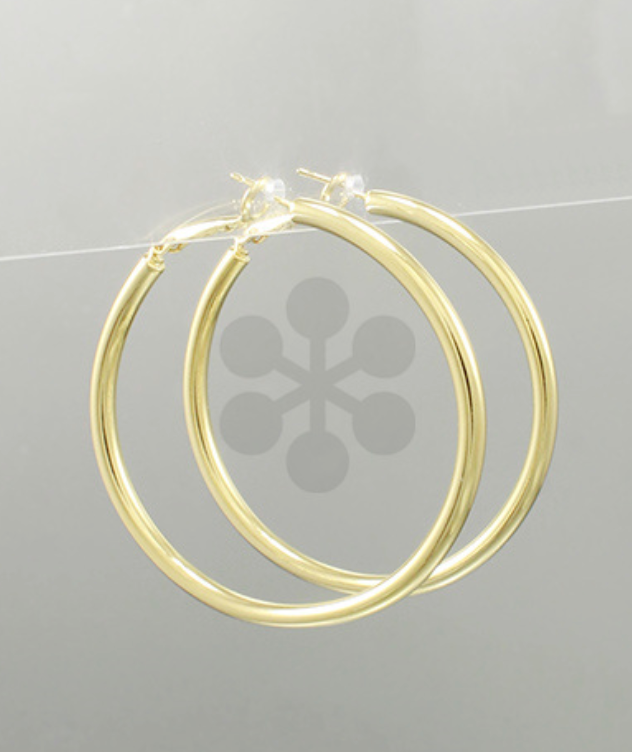 50mm gold hoops