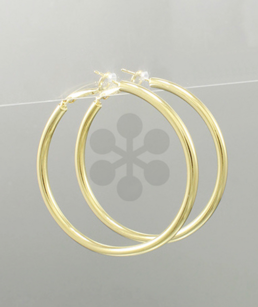 50mm gold hoops