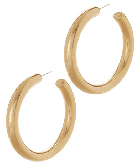 45mm gold hoops