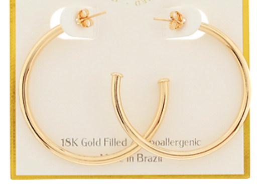 45mm gold hoops