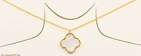 pearl clover necklace