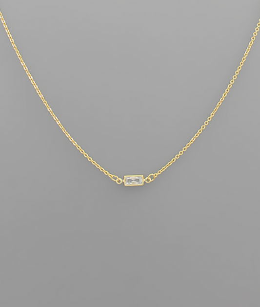 baguette necklace