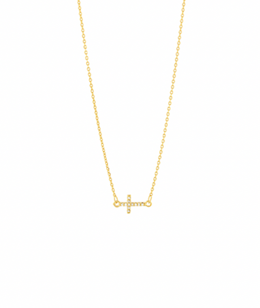 diamond cross necklace