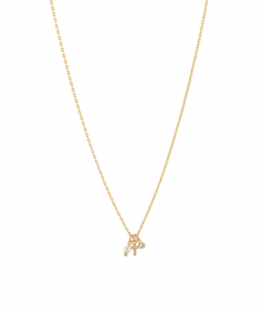 cross charm necklace