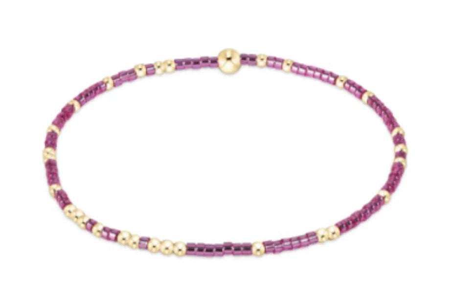 hope unwritten bracelet pink metallic
