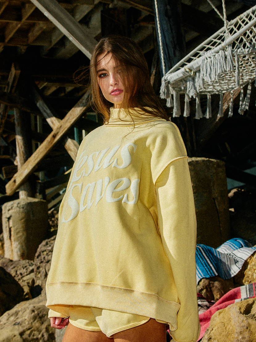 Jesus saves mockneck