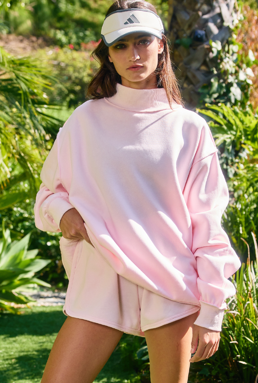 caroline oversized mock neck