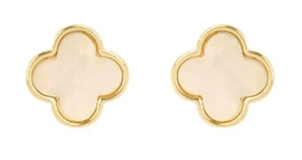 large clover earrings
