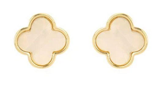 large clover earrings