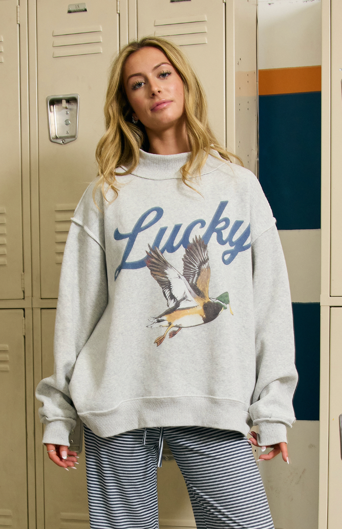 lucky mock neck