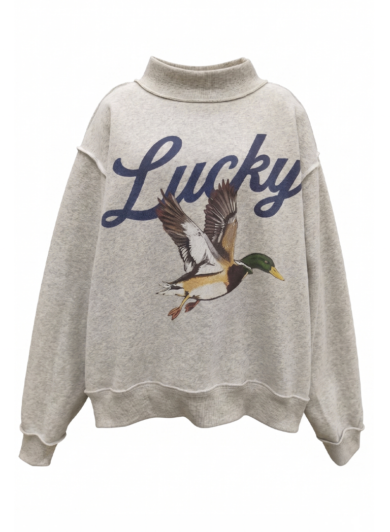 lucky mock neck