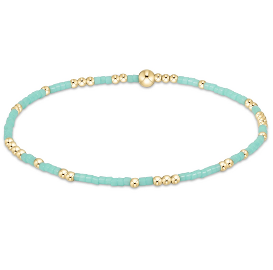 hope unwritten bracelet- mint
