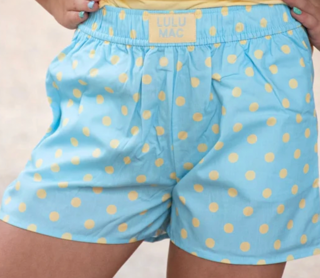 mini polka dot short lulu mac