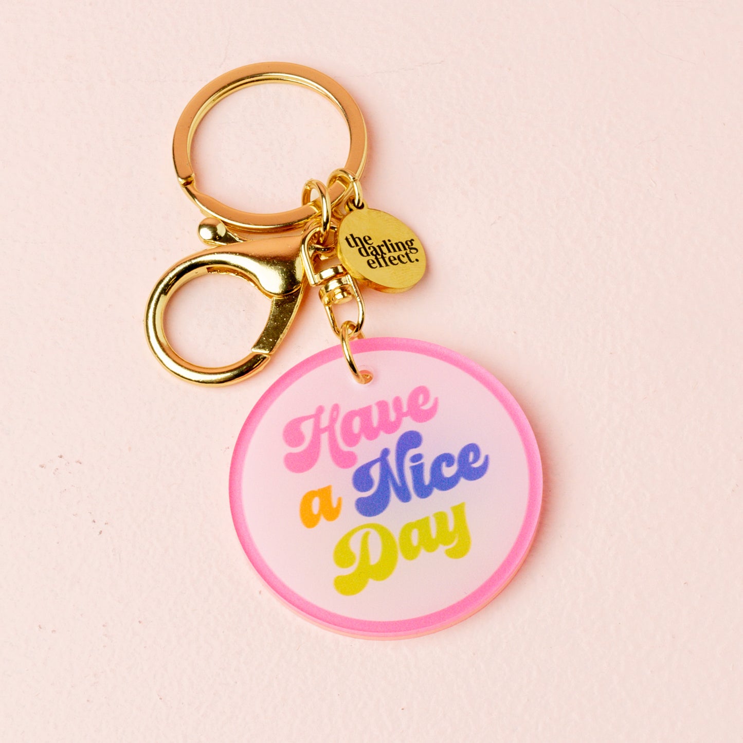 have a nice day keychain