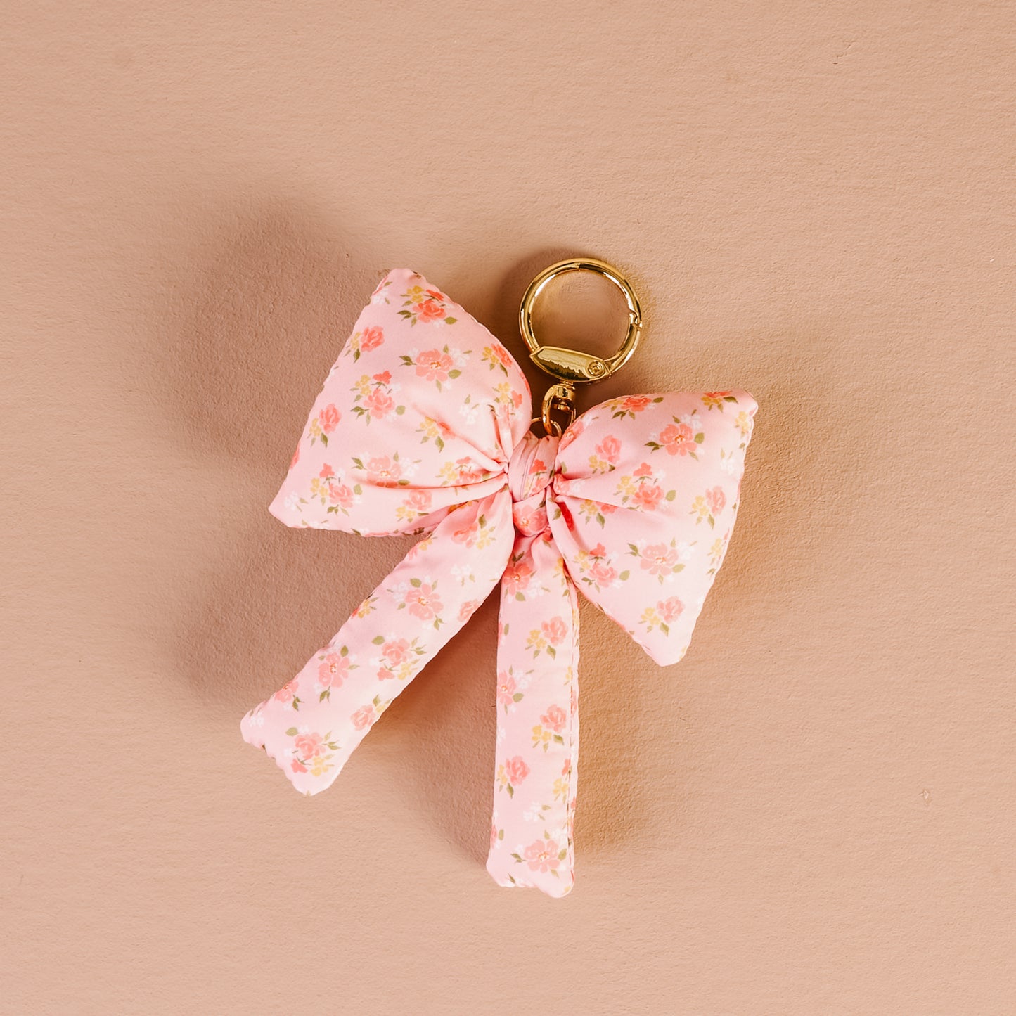 puffy bow bag charm