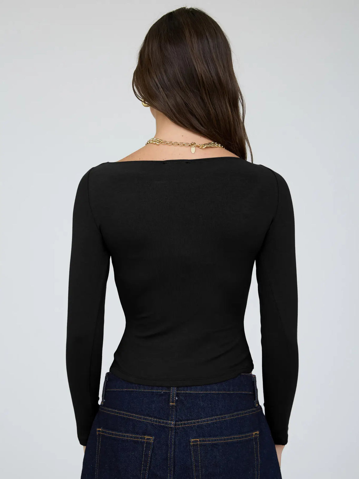 allie boat neck long sleeve