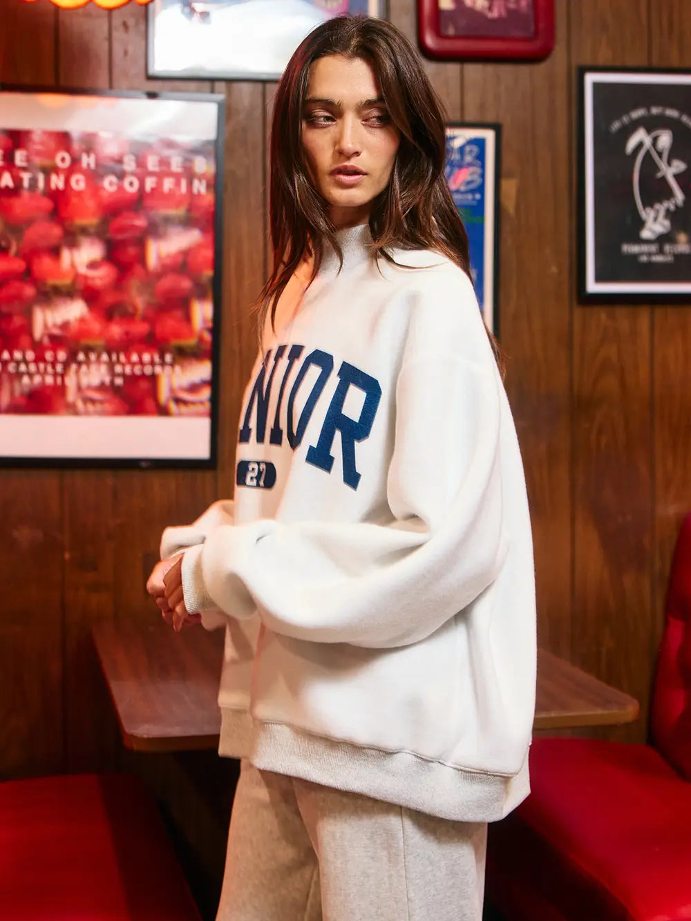 senior reversible mock neck