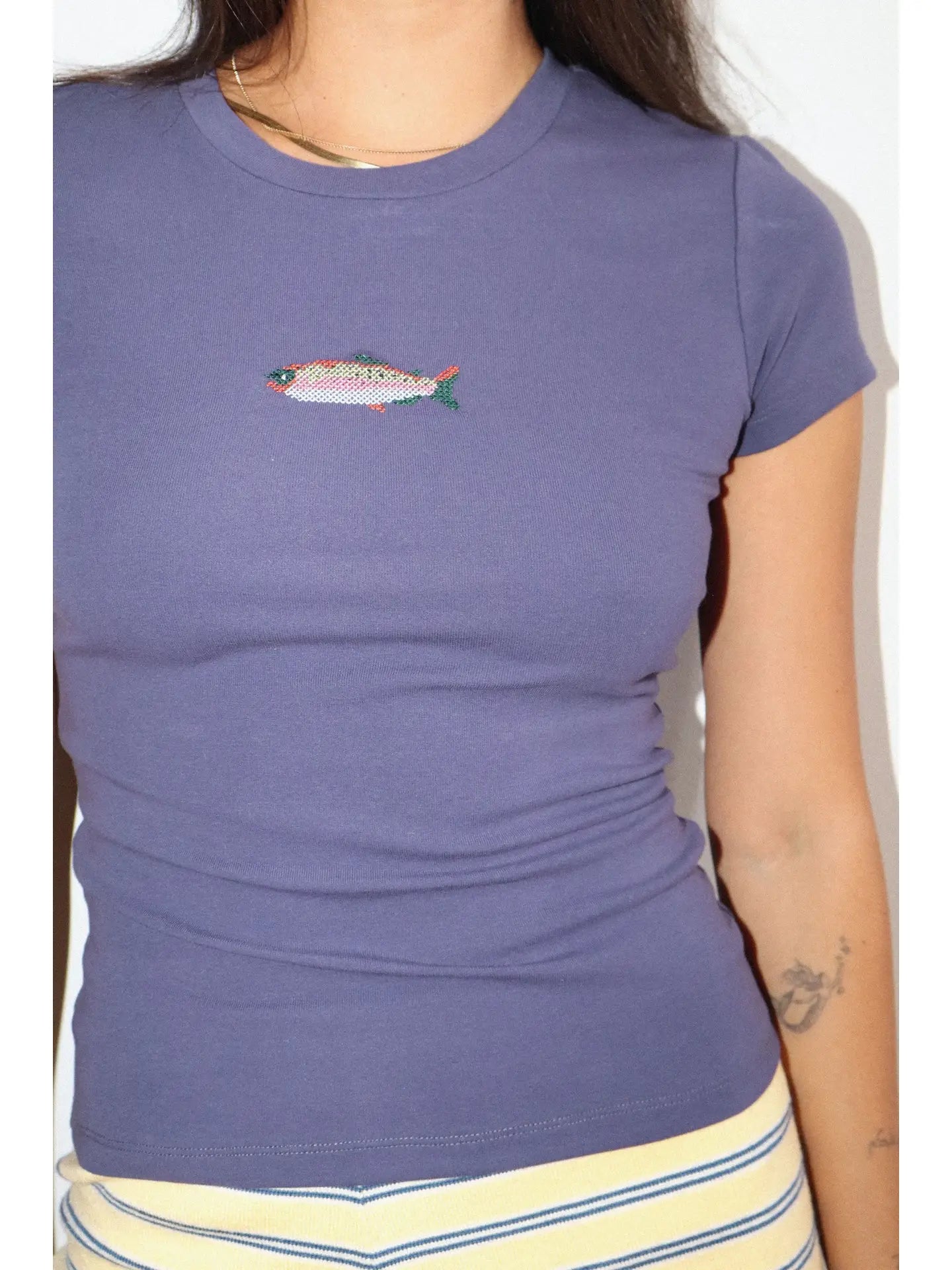 fish baby tee