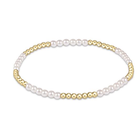 blissful pearl 3mm bracelet