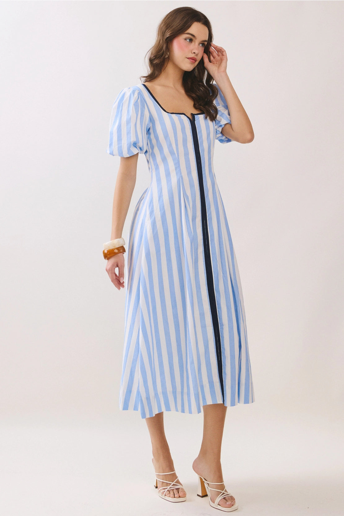 sara striped dress