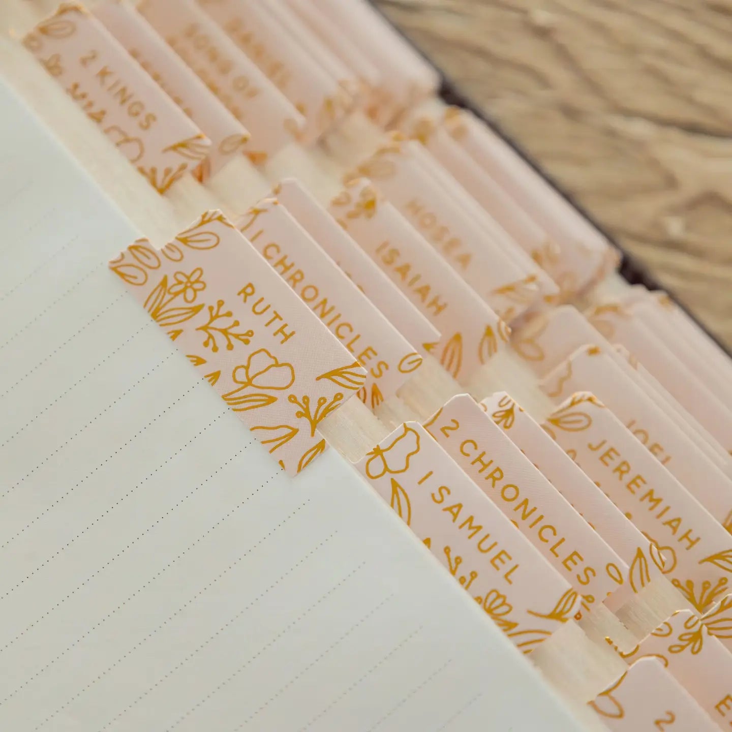 gold foil bible tabs
