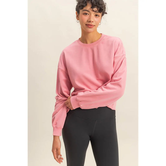 elaine cropped sweatshirt