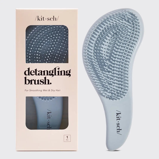 blue detangling brush