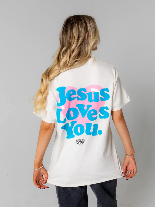 Jesus loves you tee