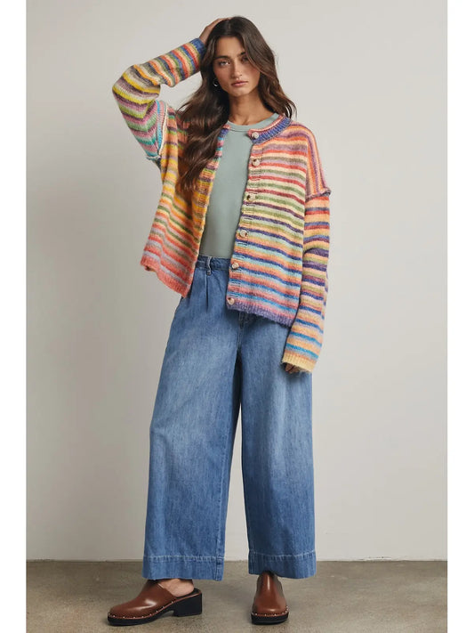 rainbow road cardigan