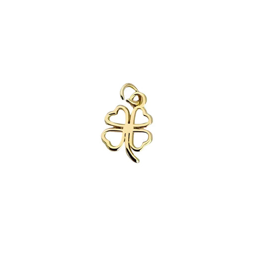 open four leaf clover charm