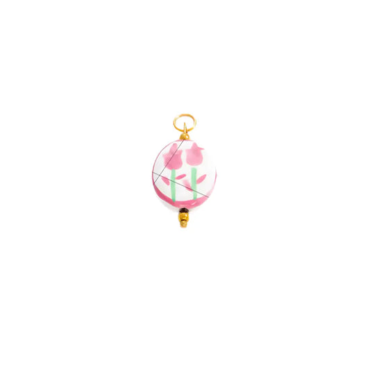 tulip circle charm