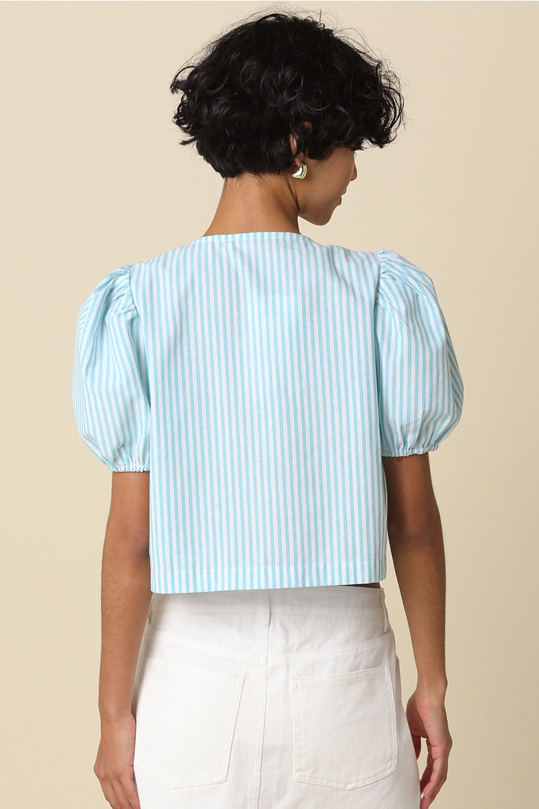 skylar bow front top