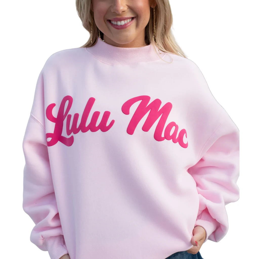 lulu mac script mock neck