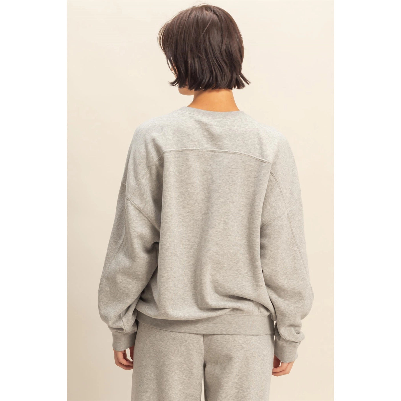 miley oversized crewneck