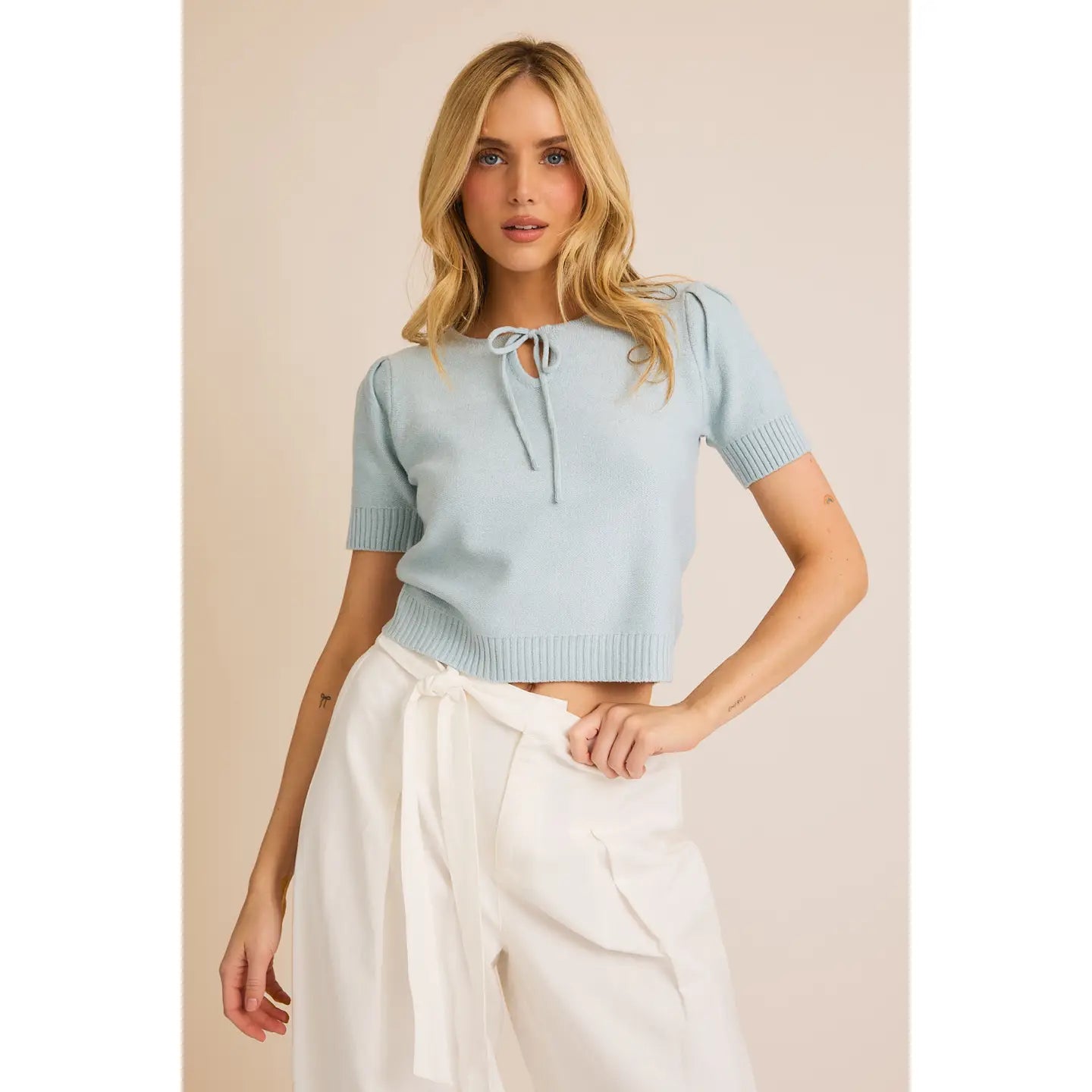 alice tie sweater