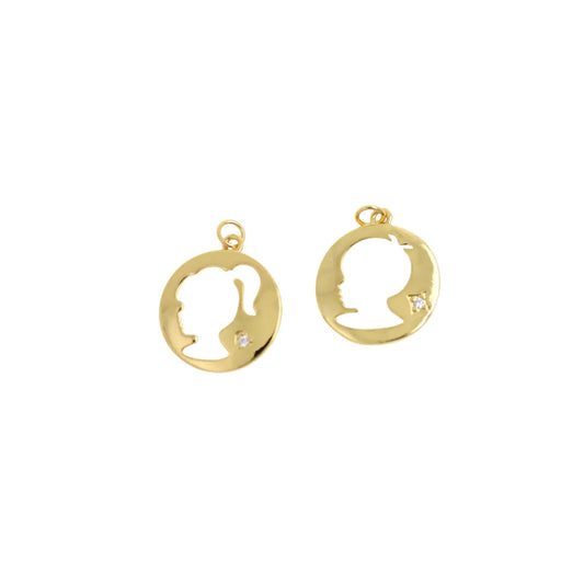 silhouette charm