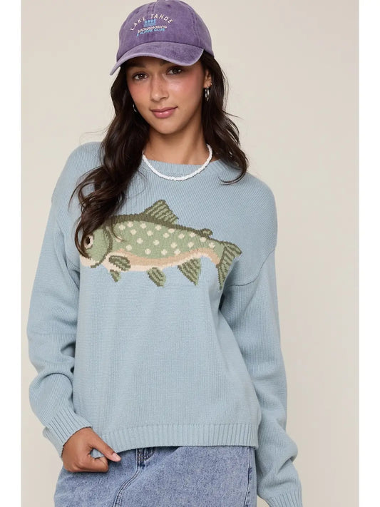 gone fishin sweater