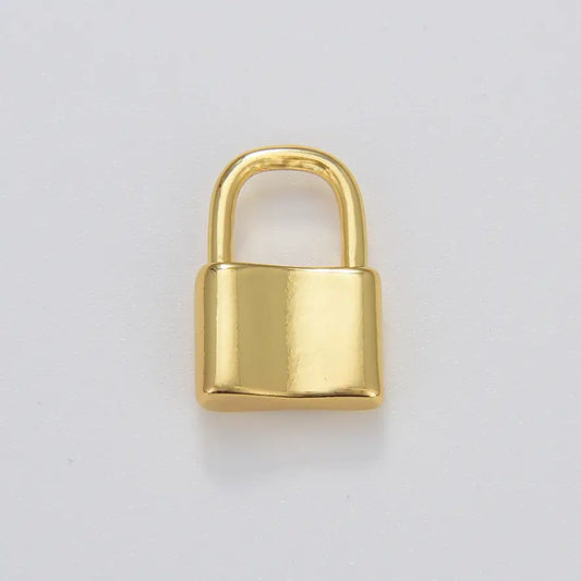 gold lock charm
