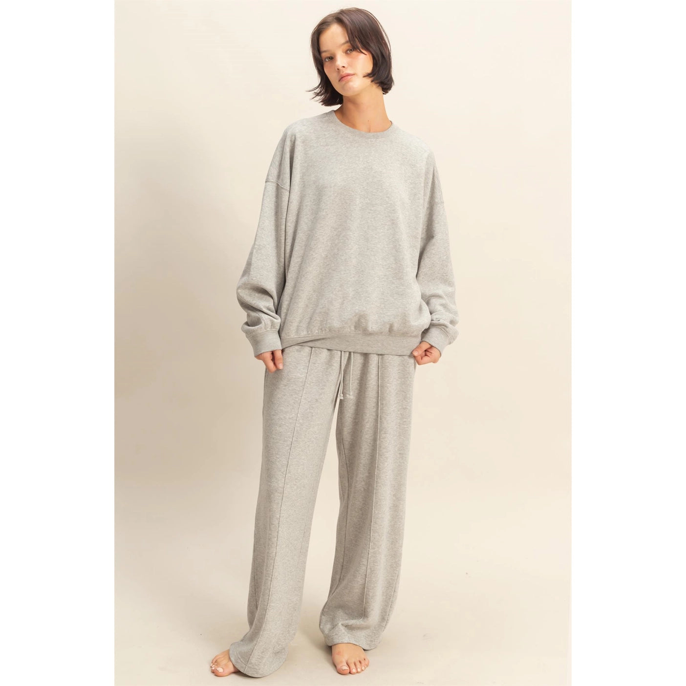 miley oversized crewneck