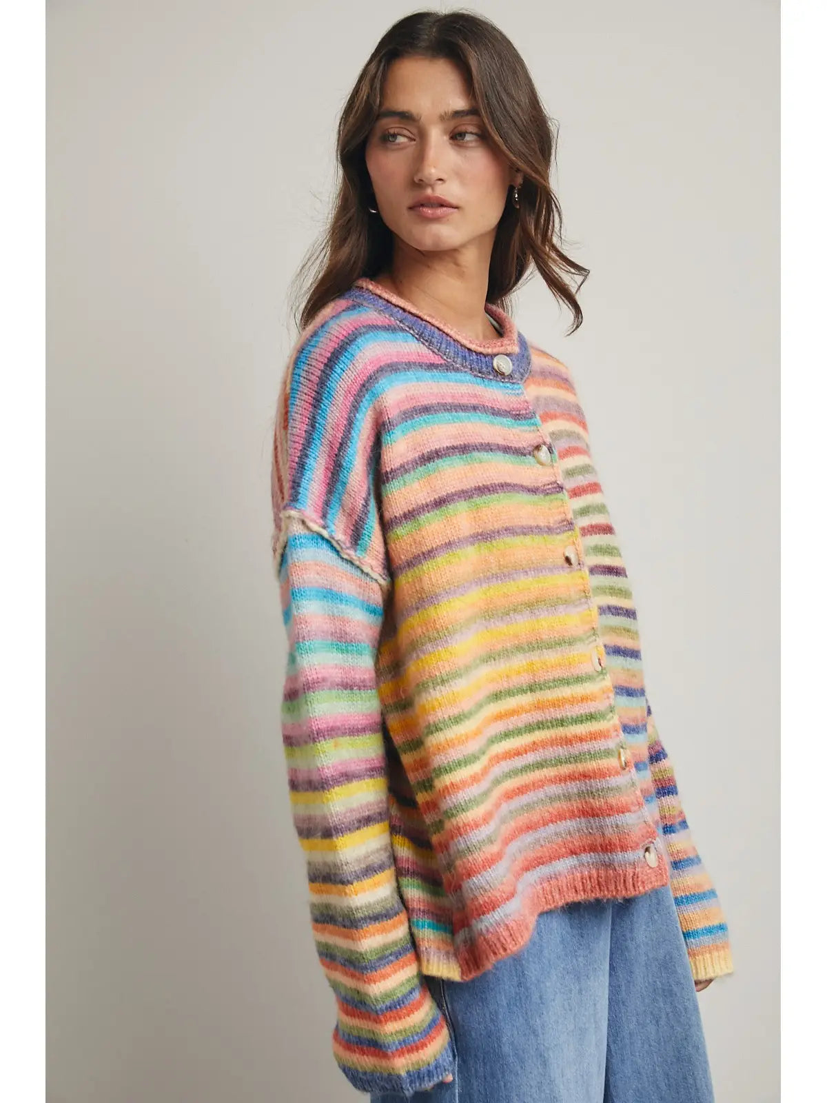 rainbow road cardigan