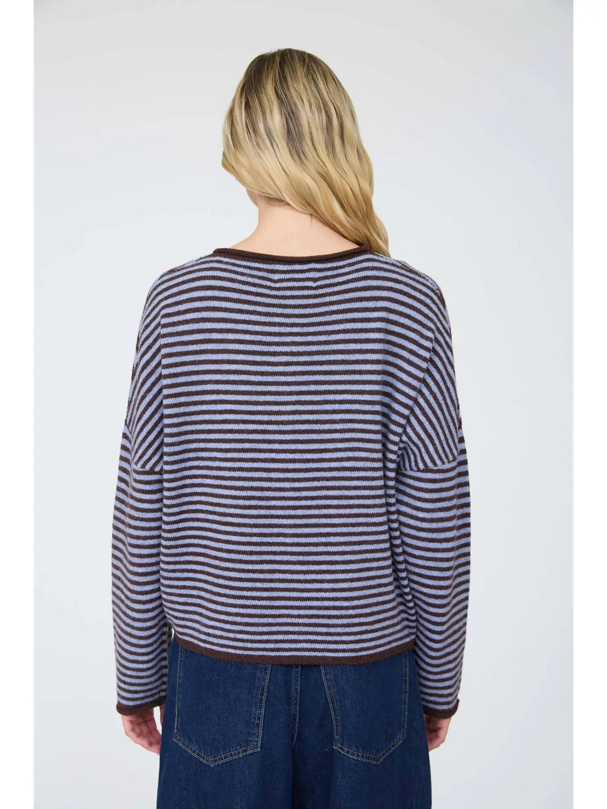 averie striped cardi