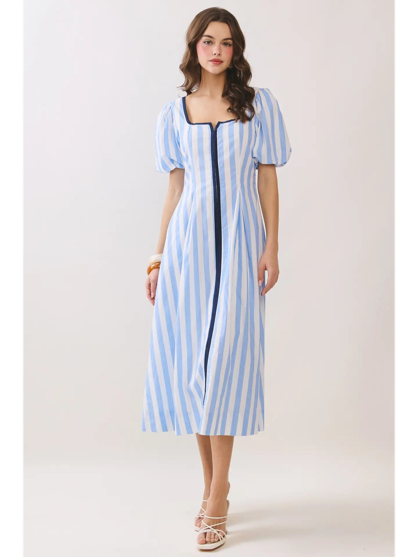 sara striped dress