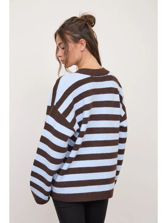 juliette striped cardigan