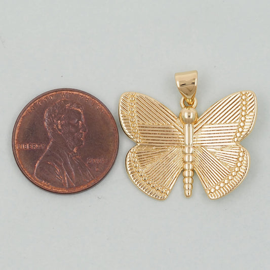 gold butterfly charm
