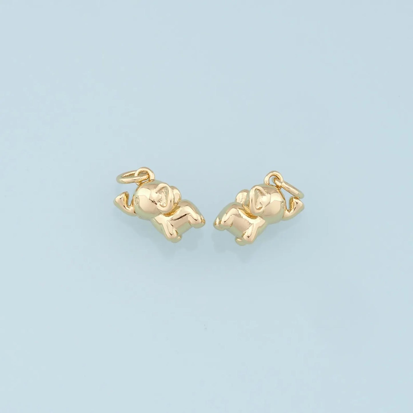 gold elephant charm