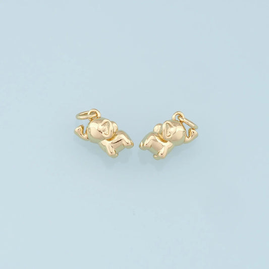 gold elephant charm